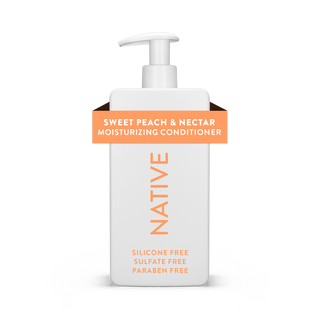 Front of Native Sweet Peach & Nectar Moisturizing Conditioner bottle