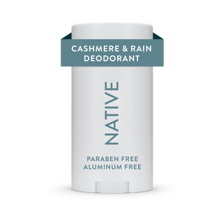 Native Cashmere & Rain deodorant, aluminum-free and paraben-free, 2.65 oz stick