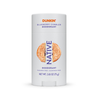 Native Dunkin - Blueberry Cobbler deodorant, aluminum-free and paraben-free, 2.65 oz stick