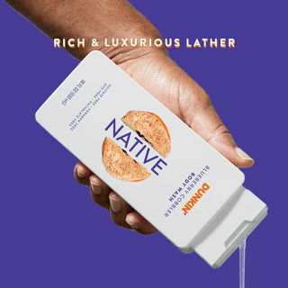 Native Dunkin - Blueberry Cobbler Body Wash with Rich & Luxurious Lather text